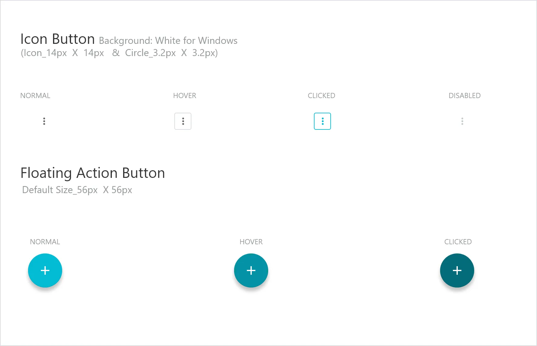 Button Spec
